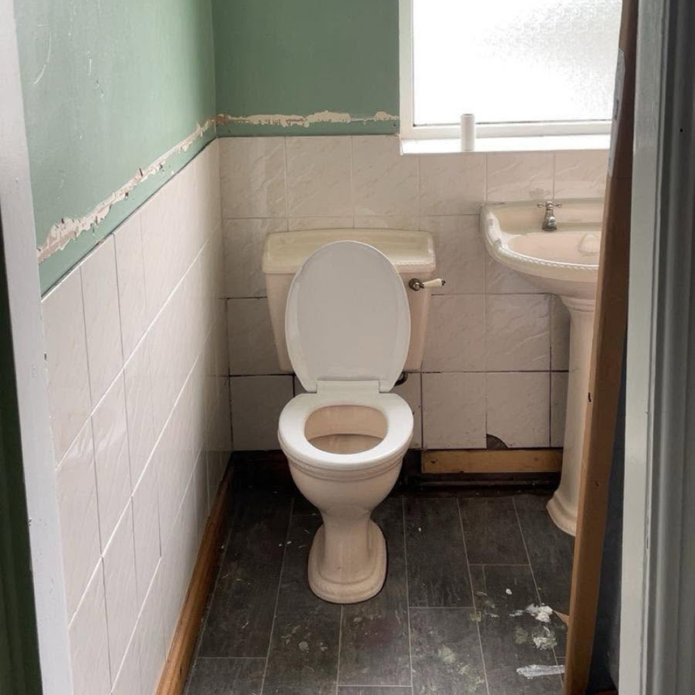 Compact bathroom transformation by Baldwin's